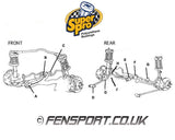 SuperPro - Rear Control Arm - No2 Inner - Bush Kit - Celica ST182 - SPF1221K